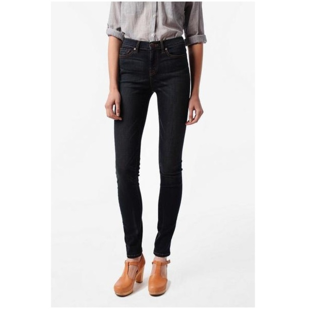 New BDG Dark Wash High Rise Cigarette Ankle Jeans